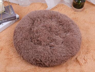Small Dog & Cat Bed – Round Plush Puppy Nest, Soft Kennel Mat