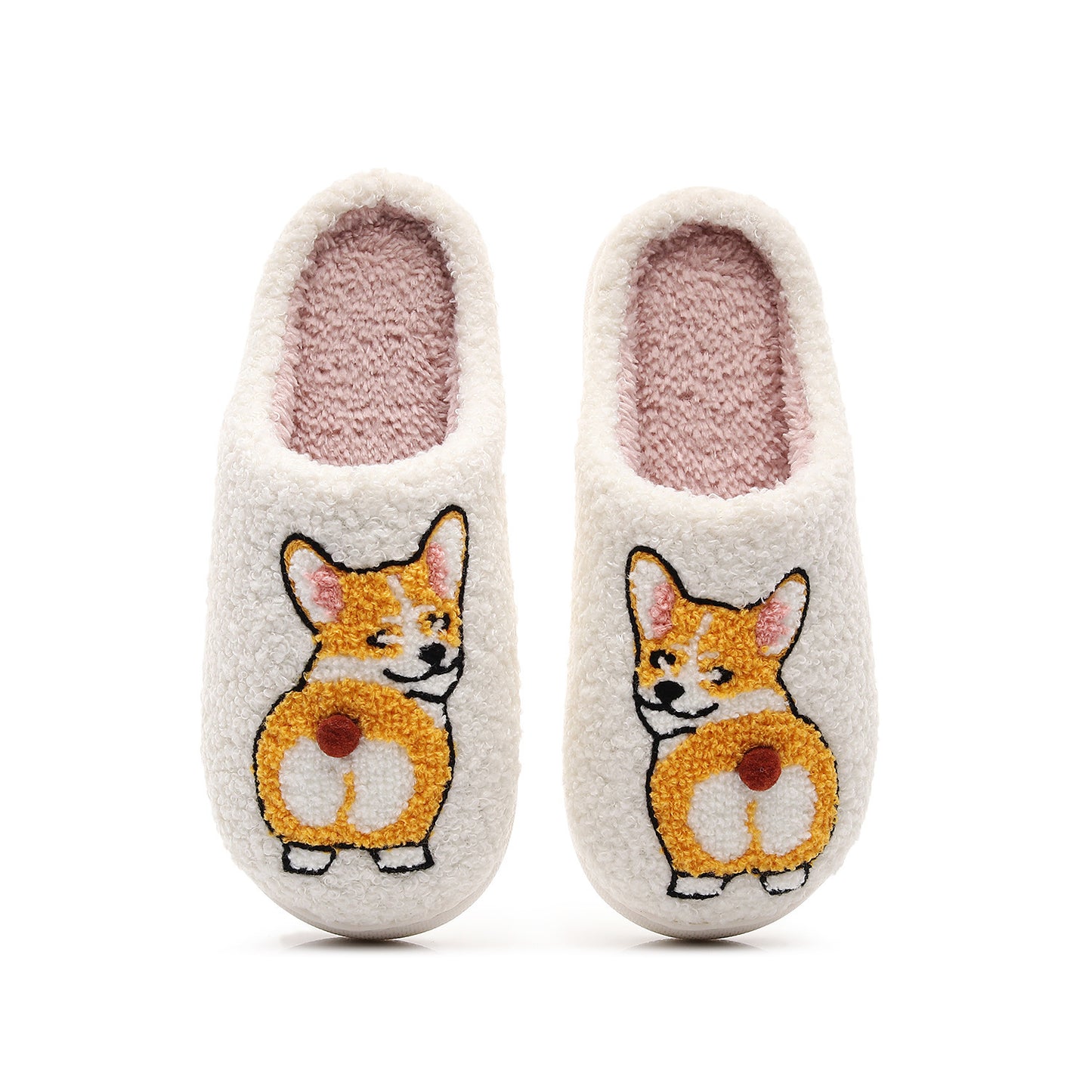 Corgi Cotton Slippers – Fashion Pet Dog Indoor Shoes