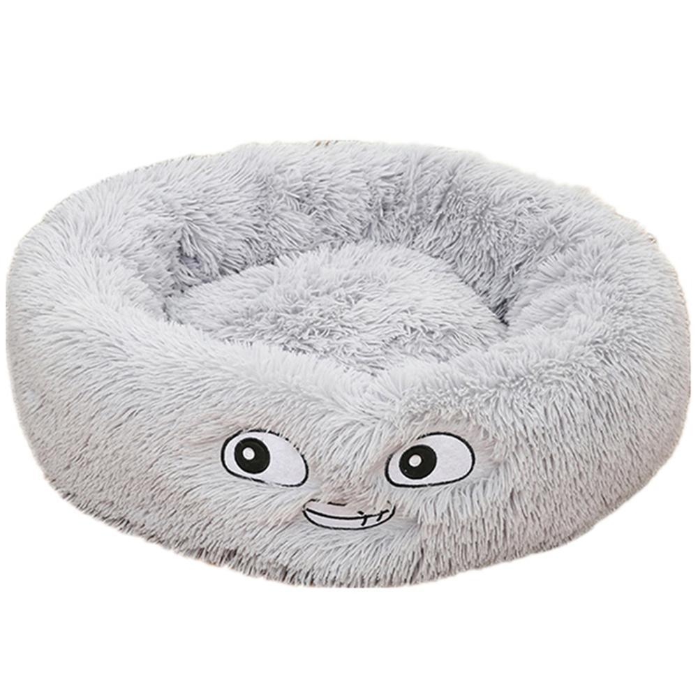 Small Dog & Cat Bed – Round Plush Puppy Nest, Soft Kennel Mat
