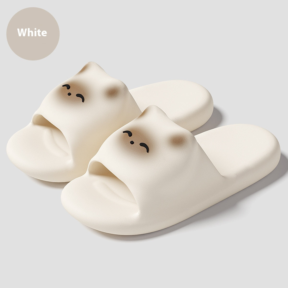 Cartoon Cat Slippers – Non‑Slip Indoor/Outdoor Home Shoes