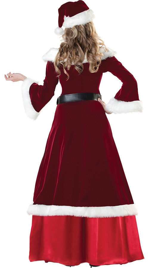 “Santa Couple Costume – Christmas Dress & Outfit Set for Men and Women”