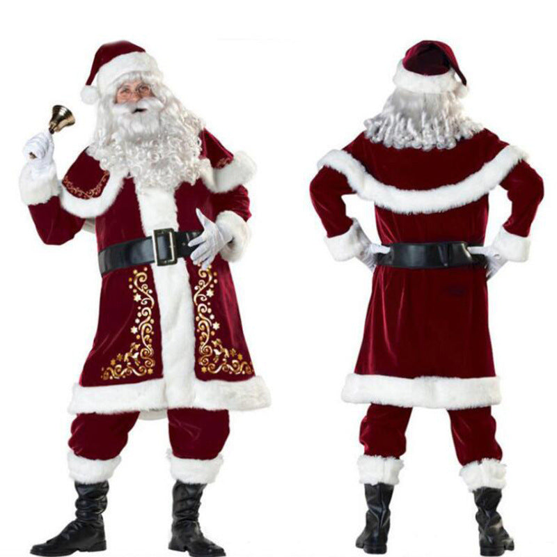 “Santa Couple Costume – Christmas Dress & Outfit Set for Men and Women”