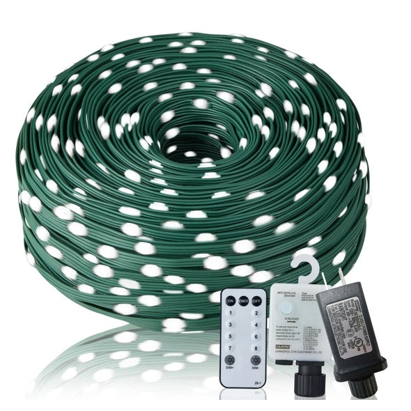 Christmas Rope Lights – 1000LED 328Ft Outdoor Decorative String Strobe