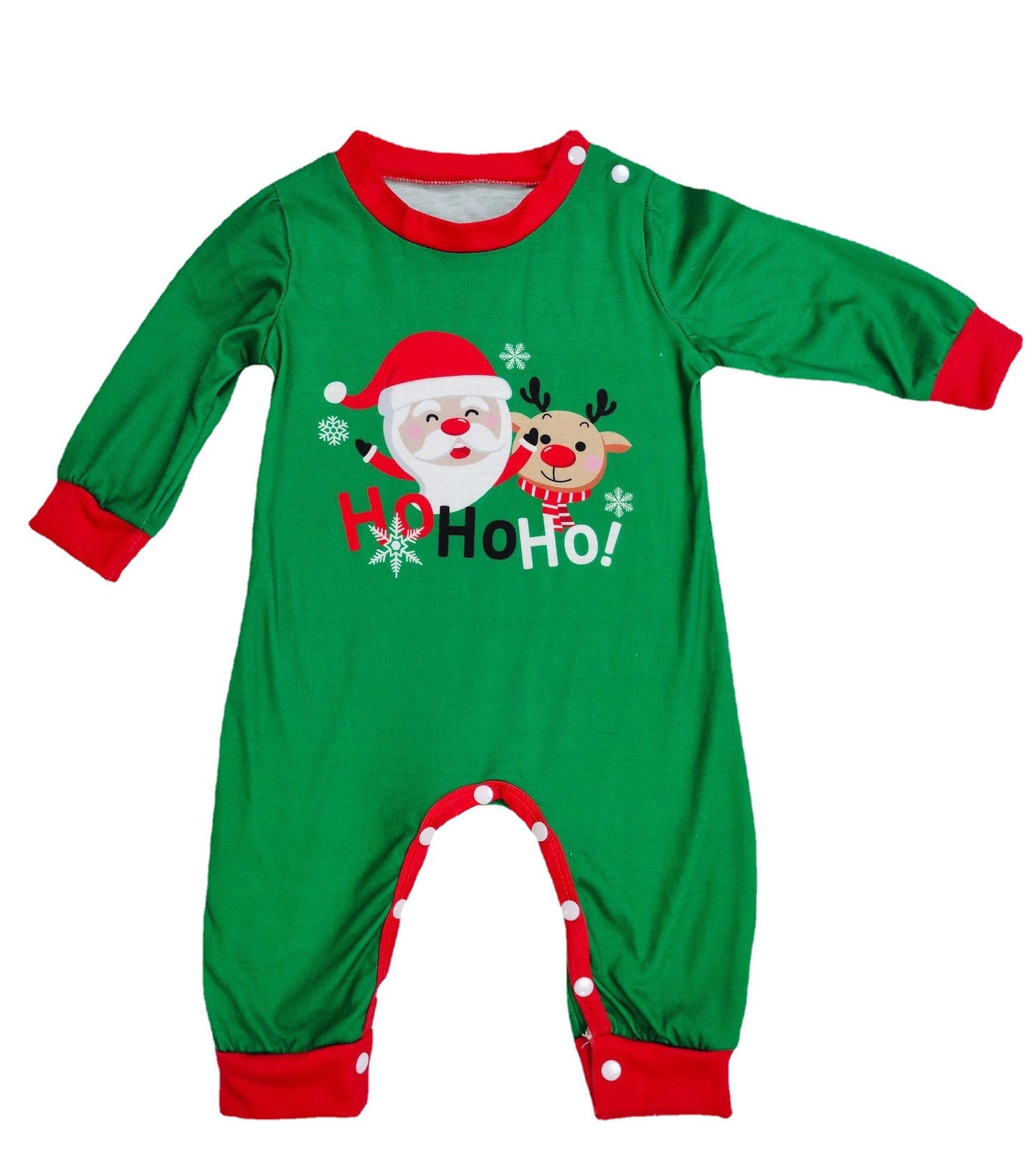 Matching Family Christmas Pajamas – Santa Claus Print Holiday PJs