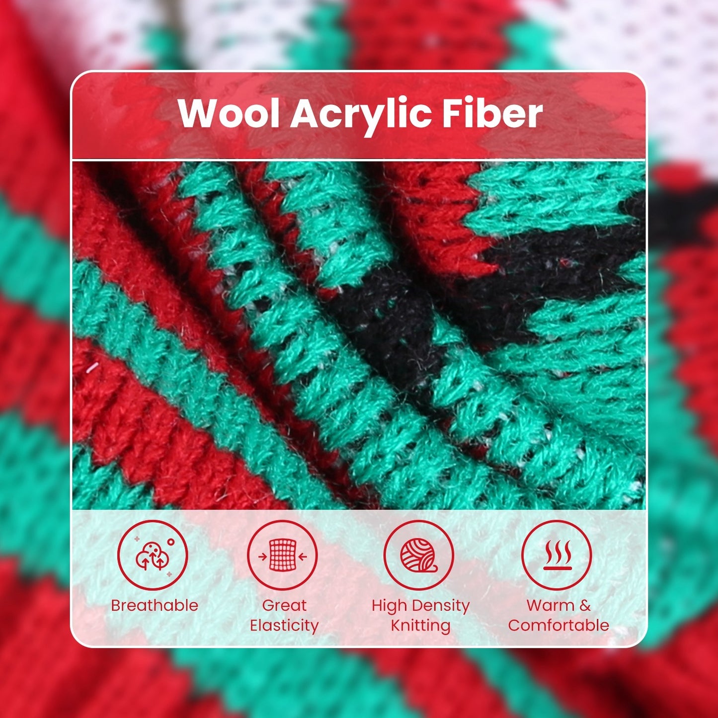 “Pet Christmas Turtleneck Sweater – Snowman & Stripes, 2 Patterns, 4 Sizes”