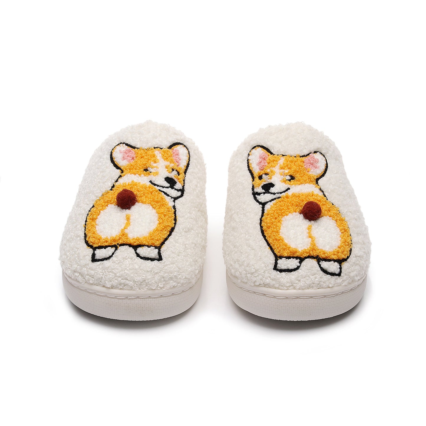Corgi Cotton Slippers – Fashion Pet Dog Indoor Shoes